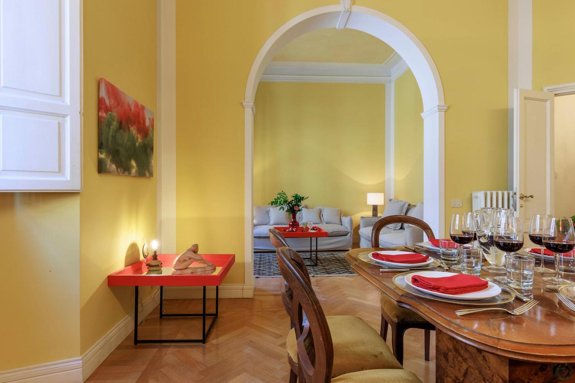 Florence Huge Apartment With Private Garden 外观 照片